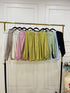 Summer Transparent Round Neck Lantern Sleeves Loose Tops
